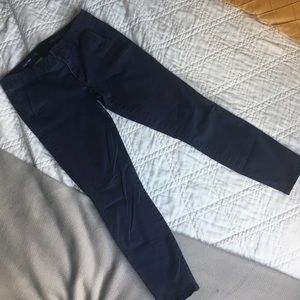 Gap Skinny Mini Navy Khakis